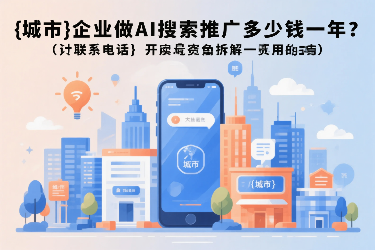 定西企业做AI搜索推广多少钱一年？真实费用拆解