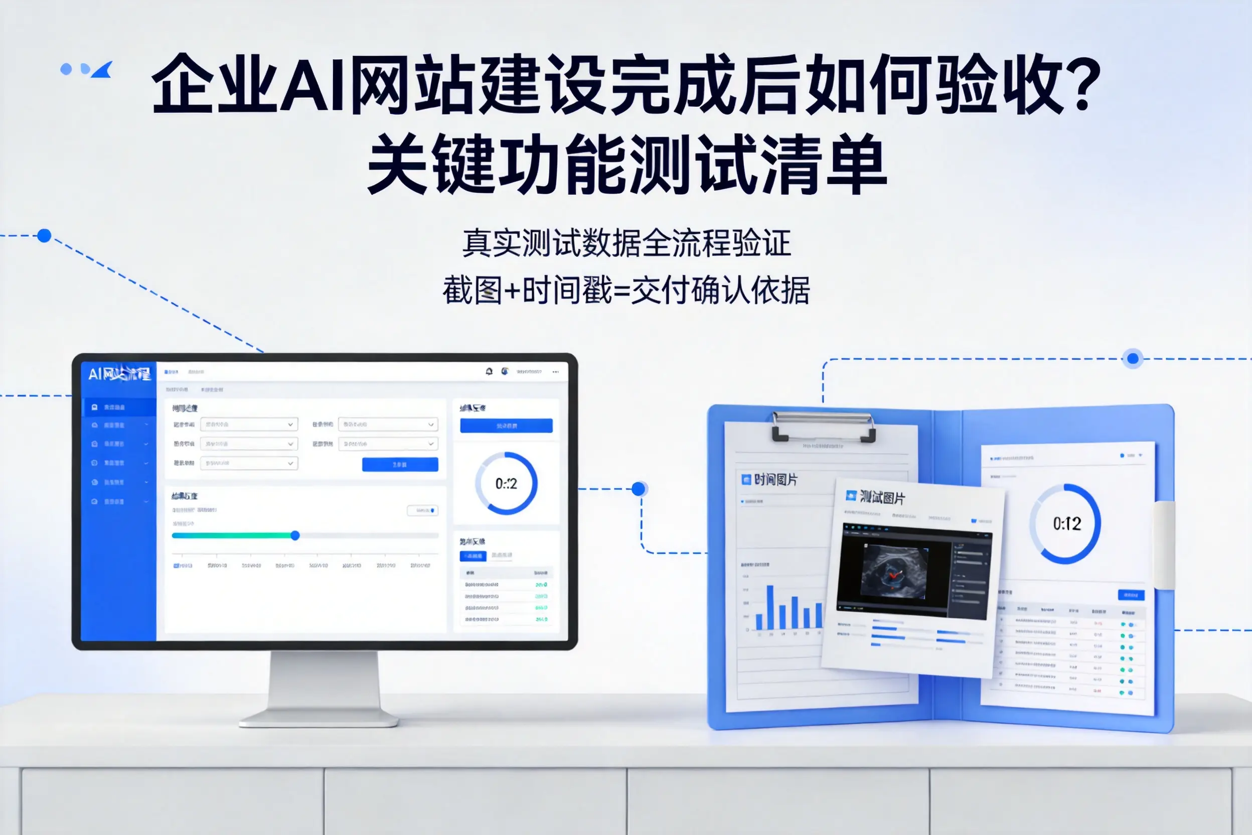 定西企业AI网站建设完成后如何验收？关键功能测试清单
