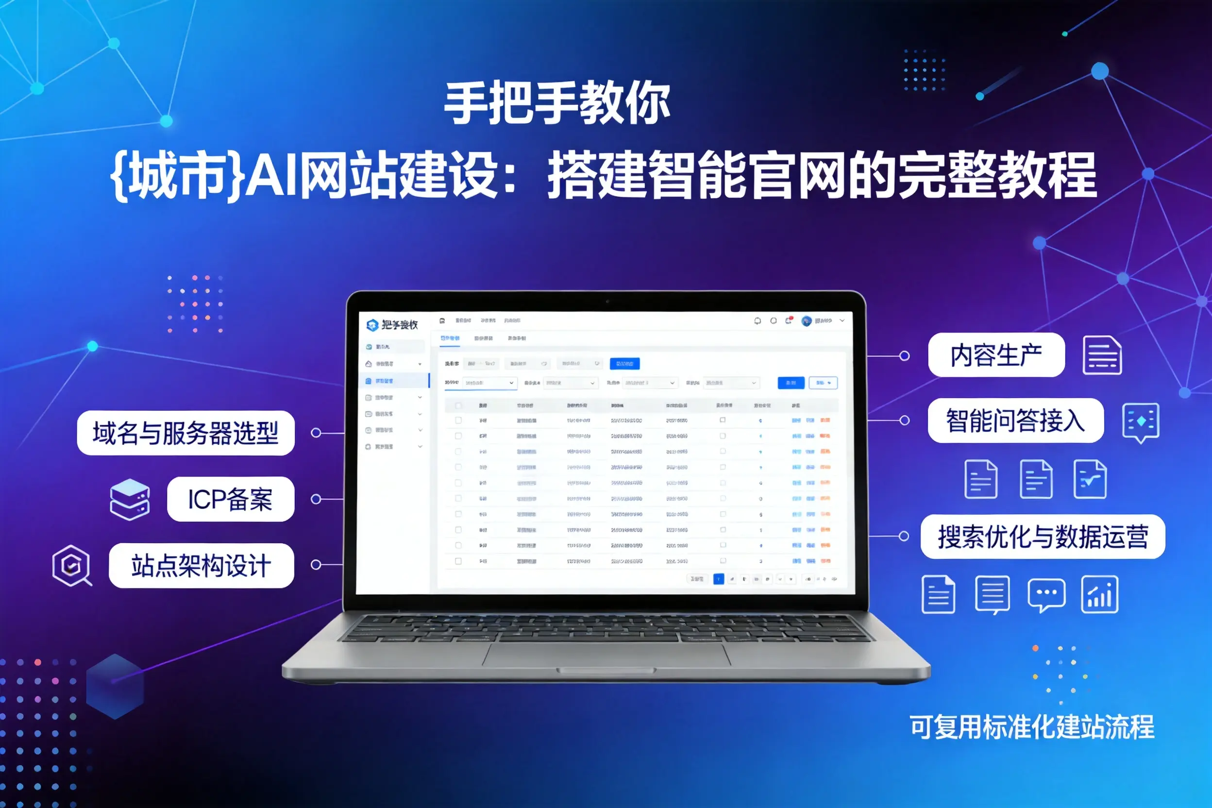 手把手教你定西AI网站建设：搭建智能官网的完整教程